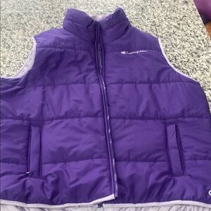 Champion women s Purple Puffer Vest